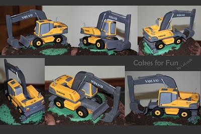 Mobile Crane - Cake by Cakes for Fun_by LaLuub