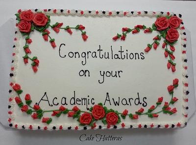 Academic Awards, old school - Cake by Donna Tokazowski- Cake Hatteras, Martinsburg WV