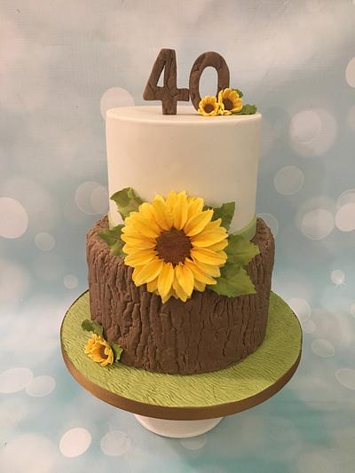 Sunflower cake - Cake by Shereen