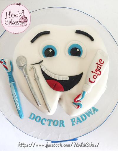 Dentist graduate cake  - Cake by Hend Taha-HODZI CAKES