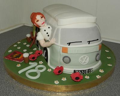 VW camper van cake - Cake by barbscakes