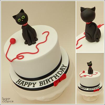 Little Black Cat ... - Cake by Sugargourmande Lou