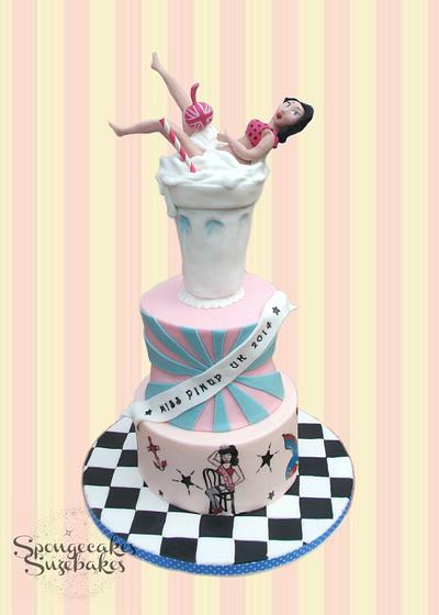 Miss Pinup Uk Winners Cake - Cake by Spongecakes Suzebakes