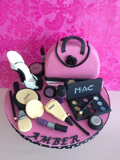 Mac Makeup Cake - Cake by prettypetal