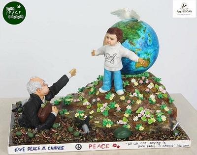 Give peace a chance  - Cake by Aygül DOĞAN