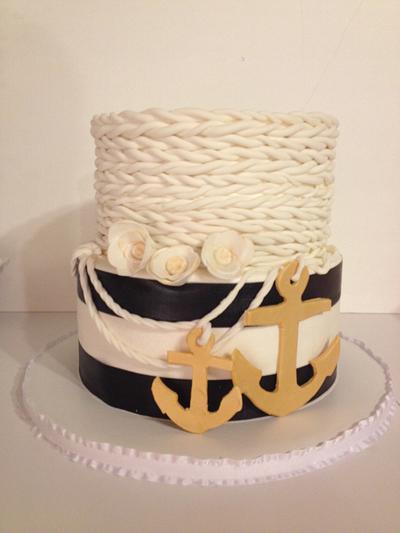Anchor Wedding Shower - Cake by HOPE