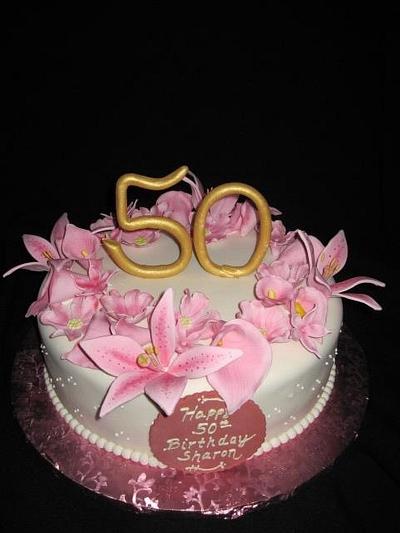 Floral Cakes - Cake by By The Slice Cakes...by Sharon