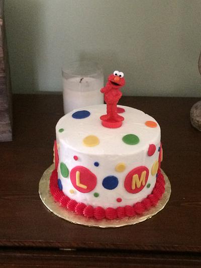 Elmo Smash Cake - Cake by Laura Willey