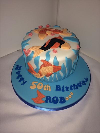 Koi Fish Cake - Cake by Truly Scrummy