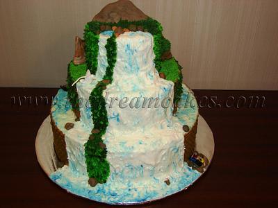 Waterfall cake - Cake by Ashwini Sarabhai