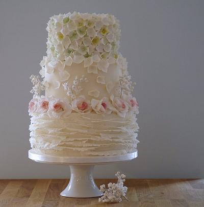 Florals and Ruffles - Cake by Artful Bakery