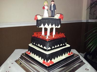vintage wedding cake - Cake by tracy