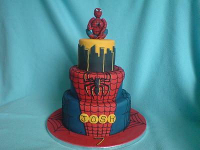 spiderman cake - Cake by SugarMagicCakes (Christine)