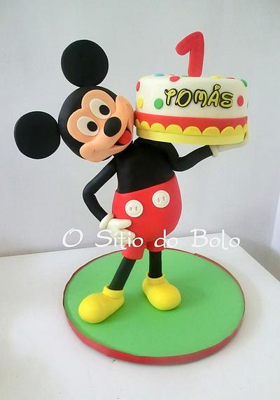 Mickey made ​​the cake delivery/ O Mickey entregou o bolo - Cake by O Sítio do Bolo  (by Sónia Machado)