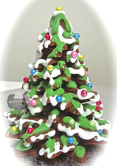 Gingerbread Christmas tree - Cake by Bizcocho Pastries