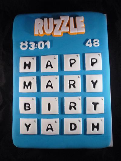 Ruzzle Cake - Cake by WithCherriesOnTop
