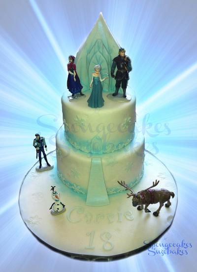 Frozen Figure Cake - Cake by Spongecakes Suzebakes