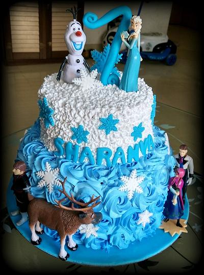 Frozen theme cake - Cake by NehasBakery