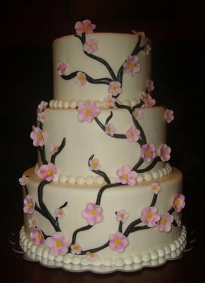 Cherry Blossom Cake - Cake by Nissa