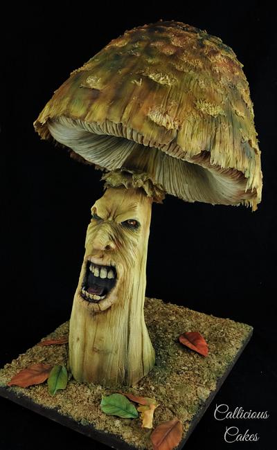 Shouting Toadstool - Twisted Sugar Artists - Cake by Calli Creations