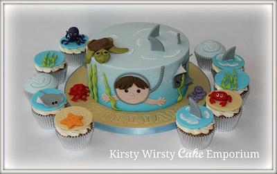 Underwater birthday cake  - Cake by Kirsty 