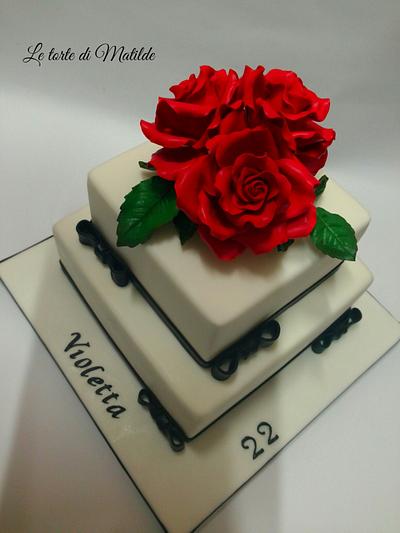rose rosse - Cake by Matilde