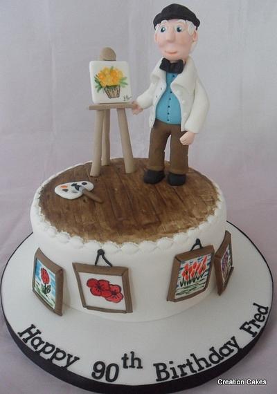Artist Cake - Cake by Creationcakes
