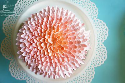 Chrysanthemum Cake - Cake by nehabakes