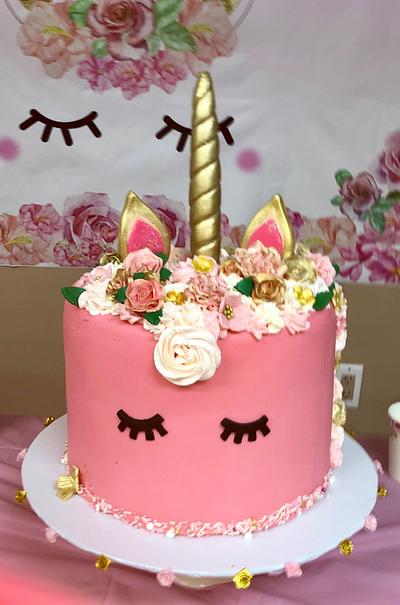 Pink unicorn cake - Cake by WANDA
