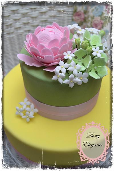 Spring wedding cake - Cake by Dorty Elegance