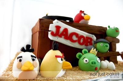 Angry Birds Cake  - Cake by Annie