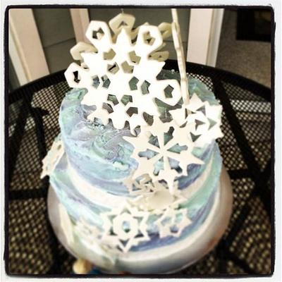 Frozen Cake - Cake by Cakes By Rian
