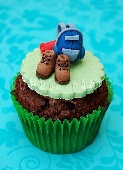 Camping Cupcake - Cake by Yellow Bee Sugar Art by Vicky Teather