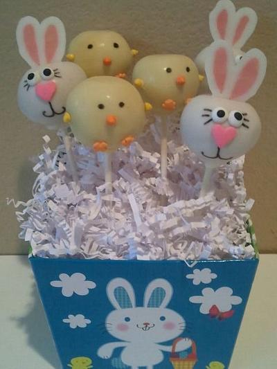 Easter Cake pops - Cake by carolyn chapparo