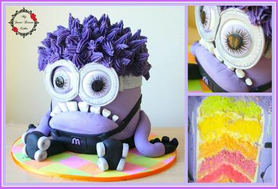 Rollerskating Junior Minion - Cake by My Sweet Dream Cakes