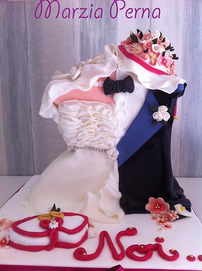 wedding cake - Cake by marzia83