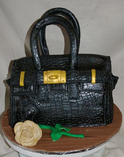 handbag and rose - Cake by joe duff