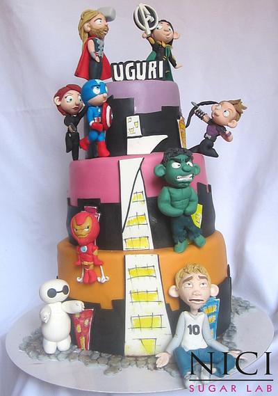 Heroes for a birthday - Cake by Nici Sugar Lab