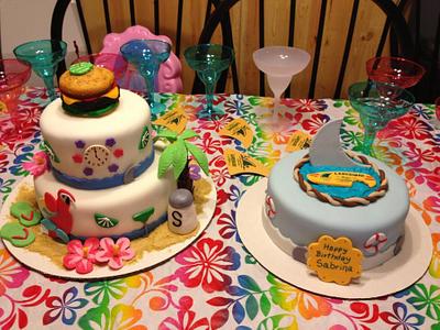 Margaritaville Party Cakes - Cake by Tonya