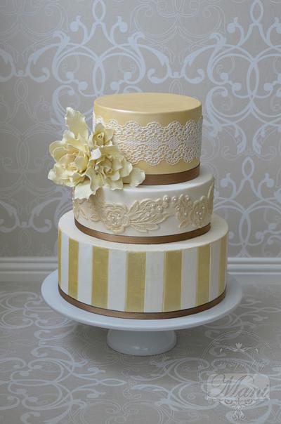 wedding cake - Cake by designed by mani