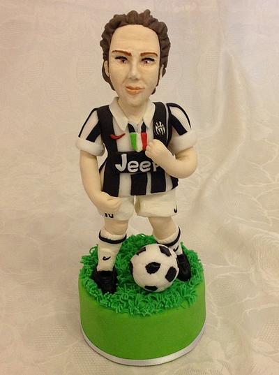 Del Piero soccer player - Cake by ZuccheroCreativo