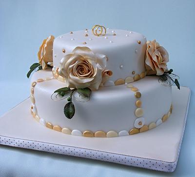 small wedding  - Cake by Zuzana Bezakova