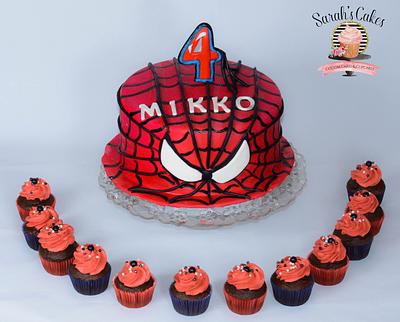 SpiderMan Cake  - Cake by Sarah's Cakes