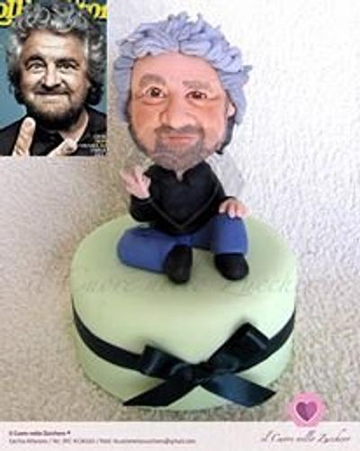 Beppe Grillo Cake Topper! - Cake by Cecilia - Il Cuore nello Zucchero