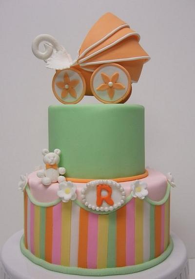 Baby shower - Cake by MelinArt