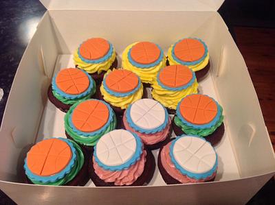 Basketball Cupcakes - Cake by Sweet Creative Cakes by Jena