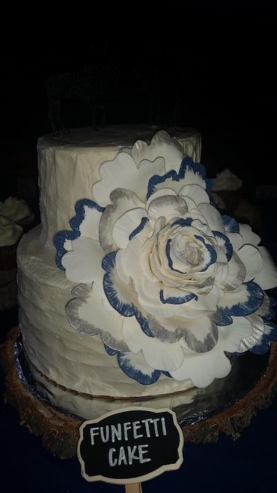 Moose Barn Wedding - Cake by Bri