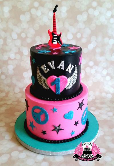 First Birthday Rock Star! - Cake by Cakes ROCK!!!  