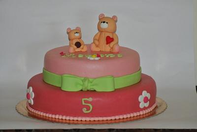 Lovely Bears - Cake by Cristina Dourado