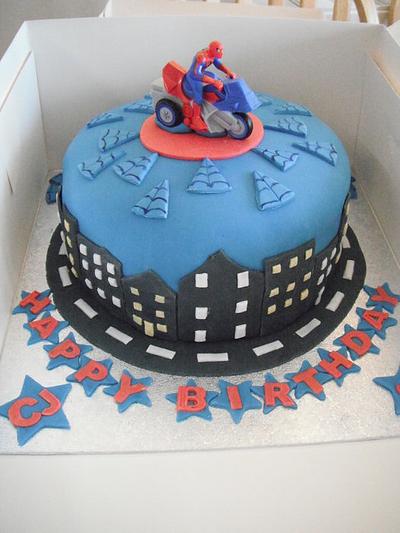 Spiderman 2 - Cake by Vanessa Platt  ... Ness's Cupcakes Stoke on Trent